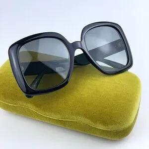 Gucci | Accessories | New Gucci Gg73s006 Black Green Gray 